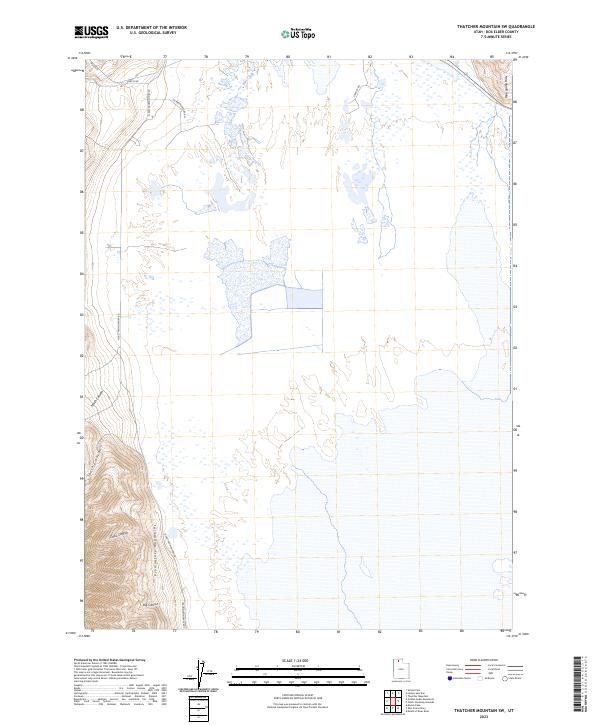 Thatcher Mountain SW, UT — USGS 7.5-minute topo (2023)
