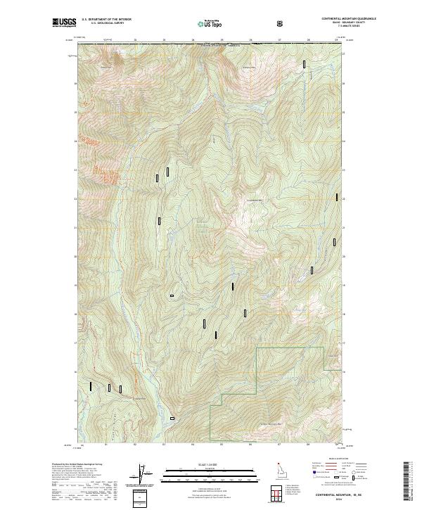 Continental Mountain, ID-BC — USGS 7.5-minute topo (2024)