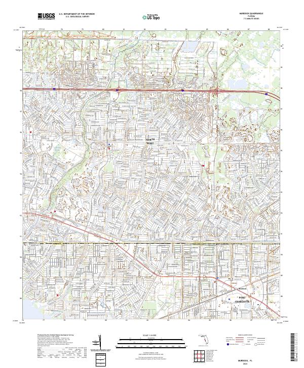Murdock, FL — USGS 7.5-minute topo (2024)