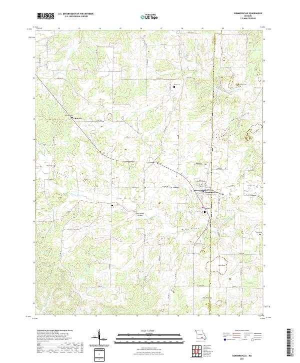 Summersville, MO — USGS 7.5-minute topo (2021)