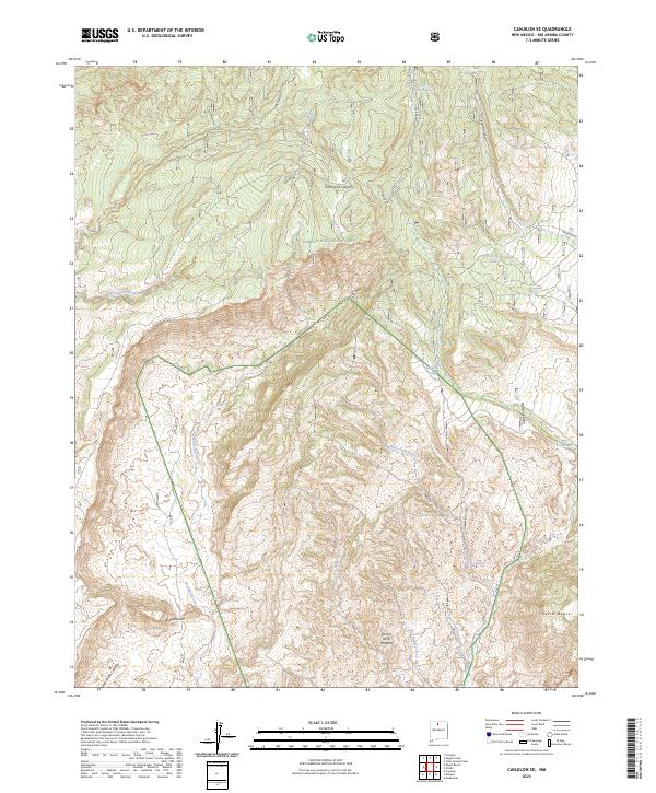 Canjilon SE, NM — USGS 7.5-minute topo (2023)