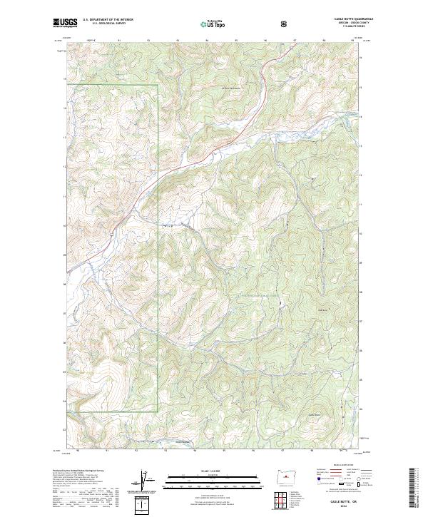 Cadle Butte, OR — USGS 7.5-minute topo (2024)