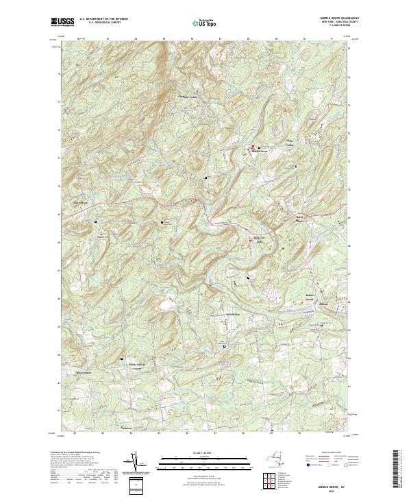 Middle Grove, NY — USGS 7.5-minute topo (2023)