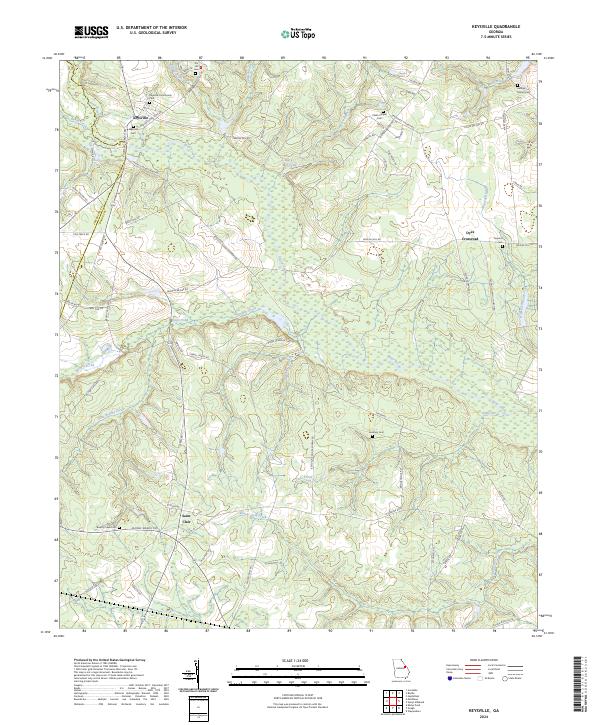 Keysville, GA — USGS 7.5-minute topo (2024)