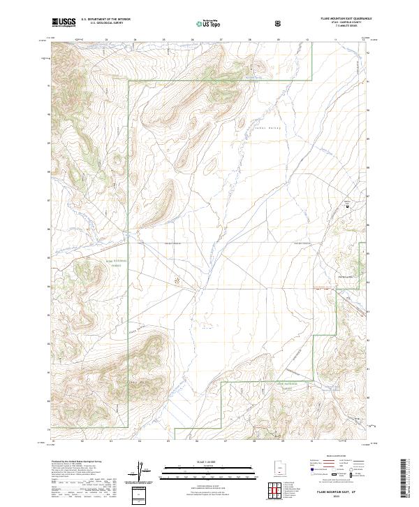 Flake Mountain East, UT — USGS 7.5-minute topo (2023)