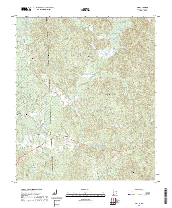 Isney, AL-MS — USGS 7.5-minute topo (2024)