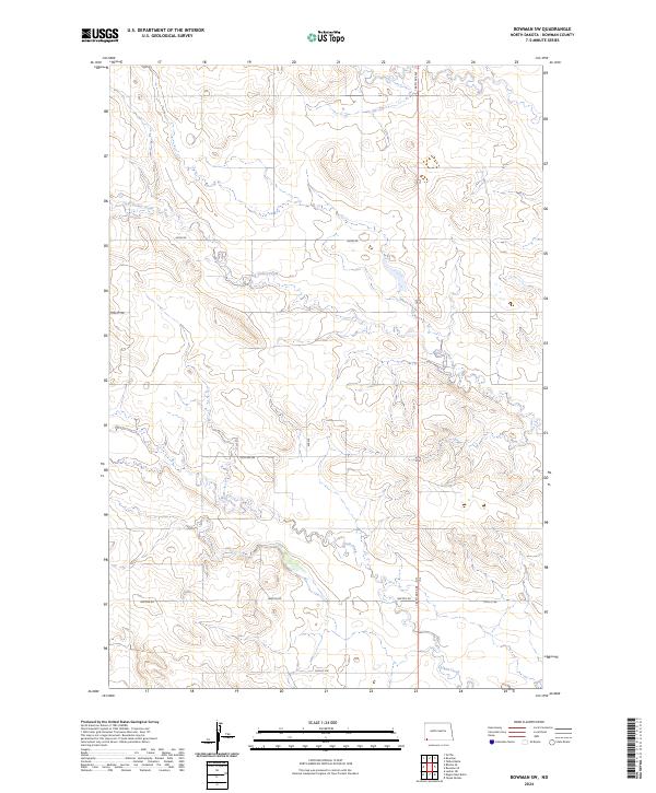 Bowman SW, ND — USGS 7.5-minute topo (2024)