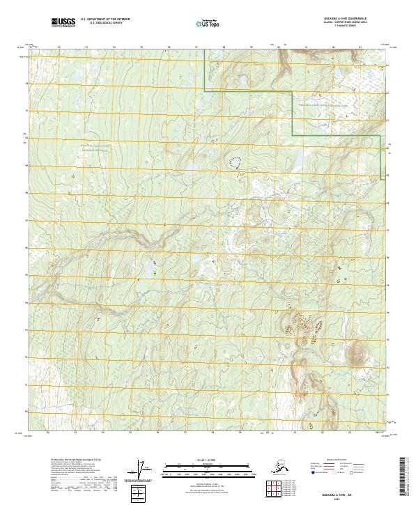 Gulkana A-3 NE, AK — USGS 7.5-minute topo (2023)