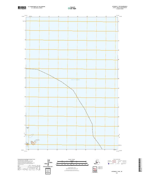 Afognak C-1 NW, AK — USGS 7.5-minute topo (2021)