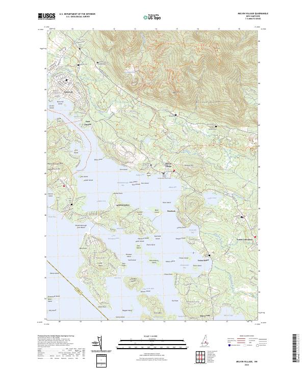 Melvin Village, NH — USGS 7.5-minute topo (2024)