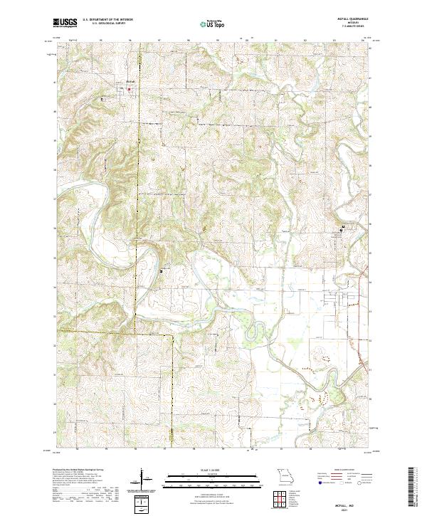 McFall, MO — USGS 7.5-minute topo (2021)