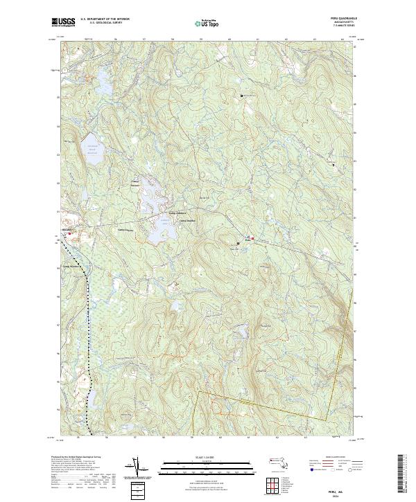 Peru, MA — USGS 7.5-minute topo (2024)