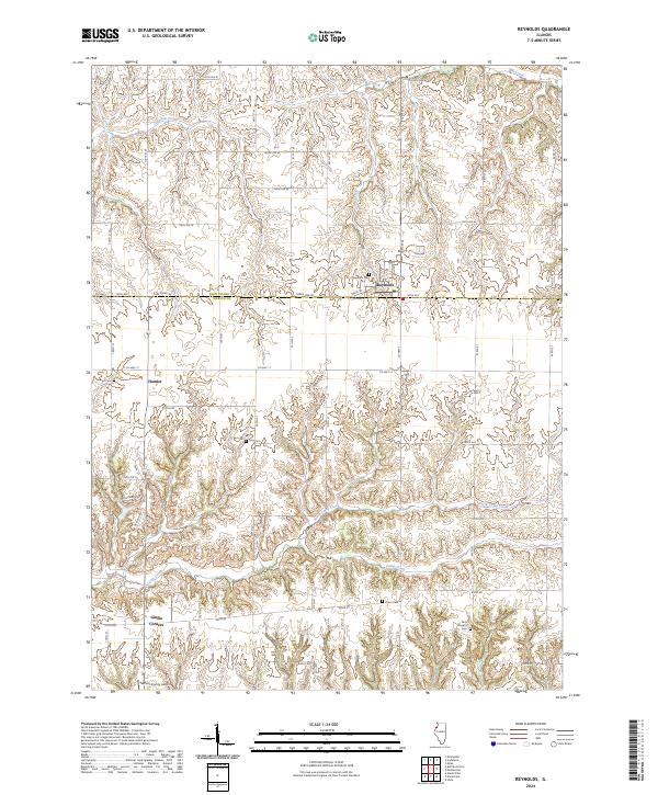 Reynolds, IL — USGS 7.5-minute topo (2024)
