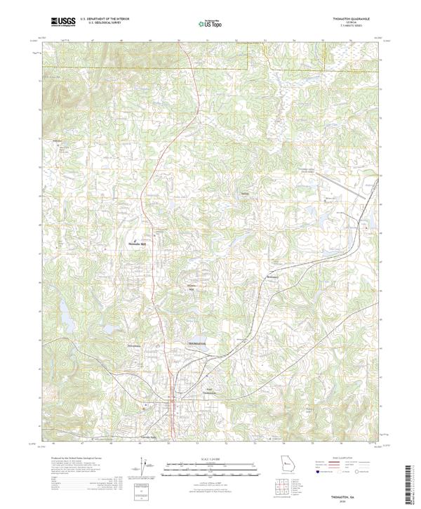Thomaston, GA — USGS 7.5-minute topo (2026)