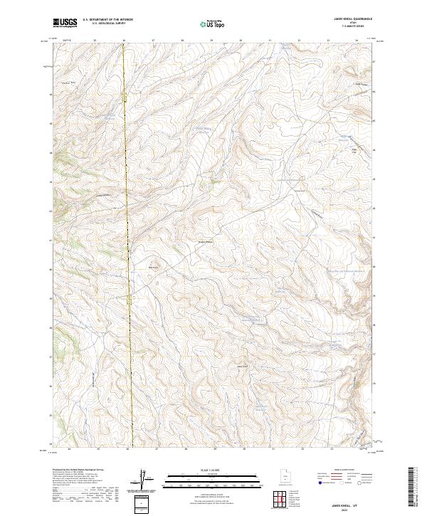 Jakes Knoll, UT — USGS 7.5-minute topo (2023)