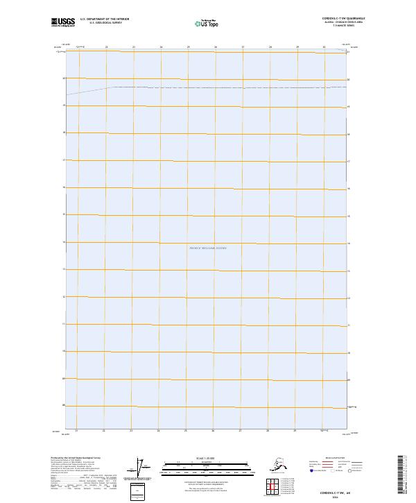 Cordova C-7 SW, AK — USGS 7.5-minute topo (2024)