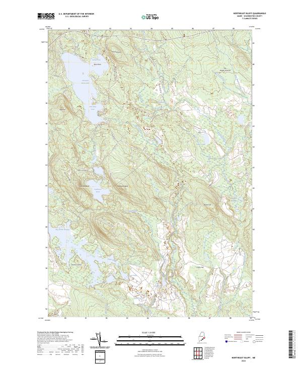 Northeast Bluff, ME — USGS 7.5-minute topo (2024)