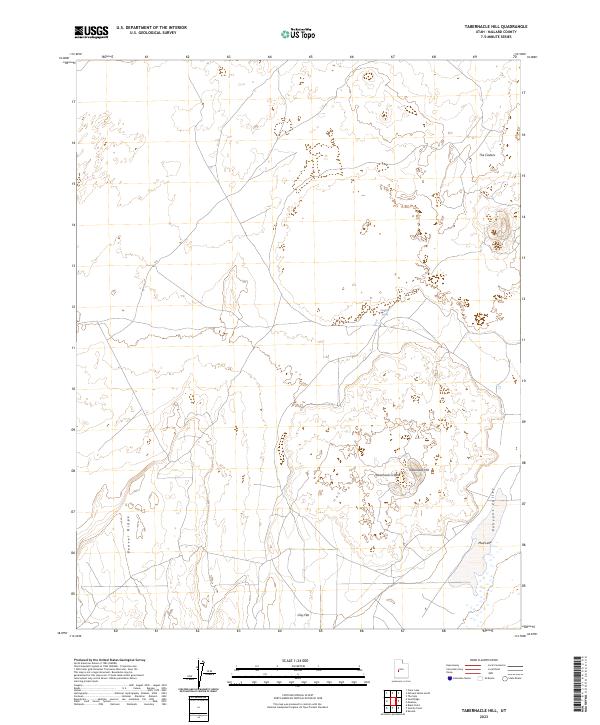 Tabernacle Hill, UT — USGS 7.5-minute topo (2023)
