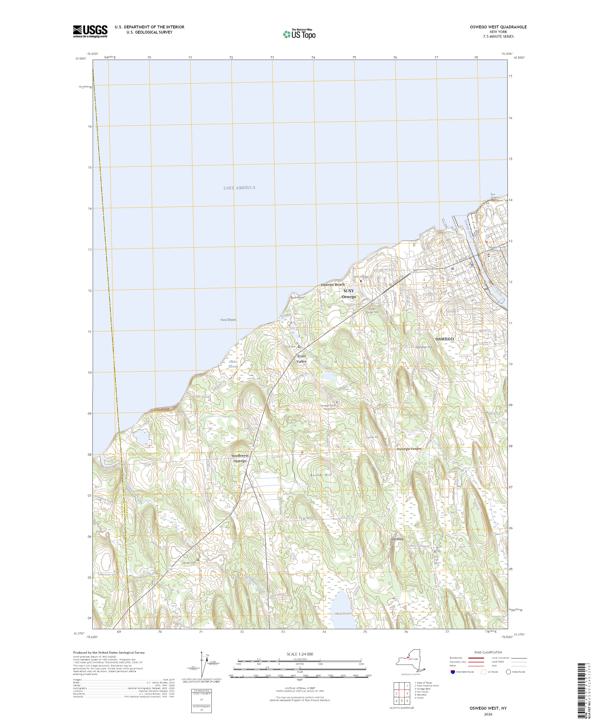 Oswego West, NY — USGS 7.5-minute topo (2026)