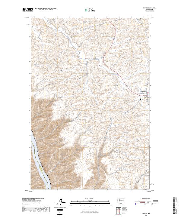 Colton, WA — USGS 7.5-minute topo (2023)