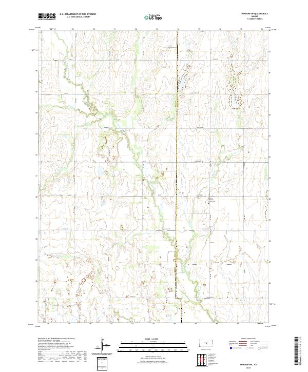 Windom SW, KS — USGS 7.5-minute topo (2022)