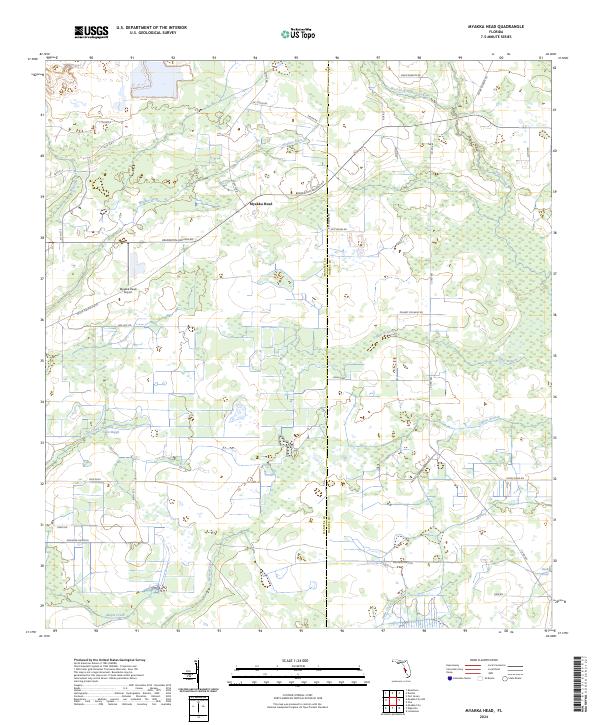 Myakka Head, FL — USGS 7.5-minute topo (2024)