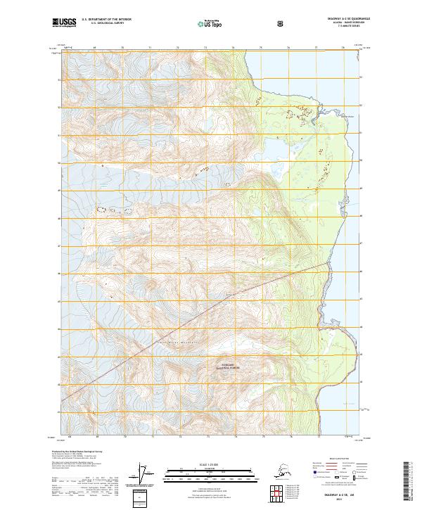 Skagway A-2 SE, AK — USGS 7.5-minute topo (2021)