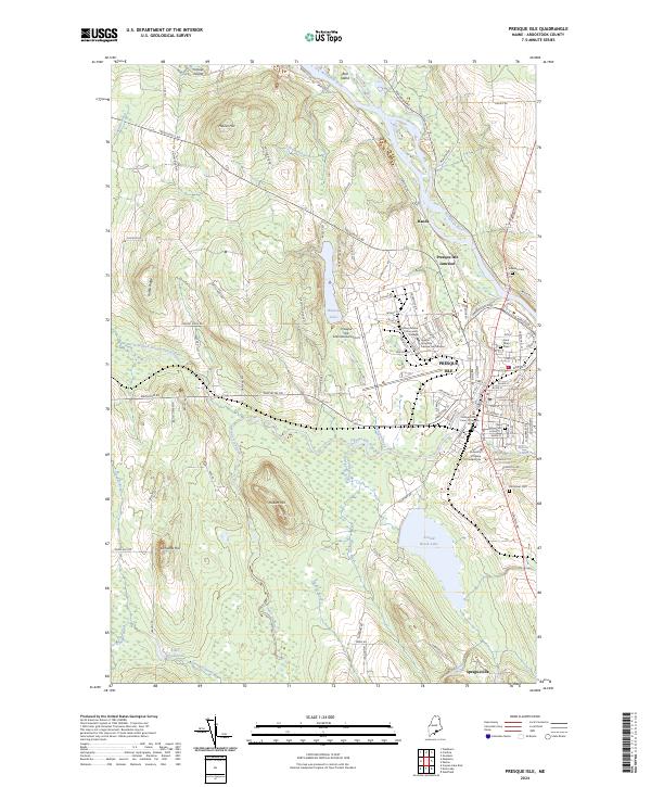 Presque Isle, ME — USGS 7.5-minute topo (2024)