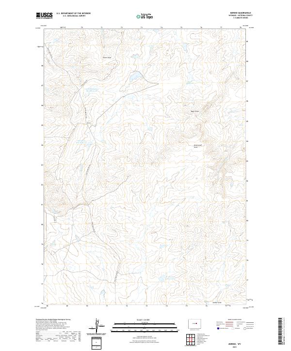 Merino, WY — USGS 7.5-minute topo (2021)
