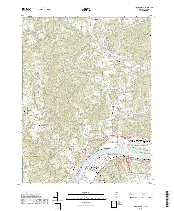 Little Hocking, OH-WV — USGS 7.5-minute topo (2023)