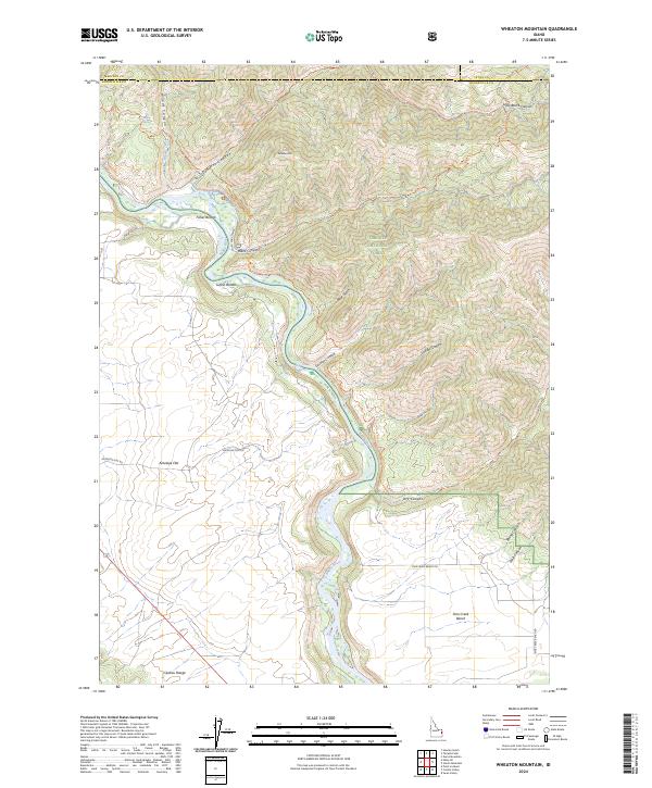 Wheaton Mountain, ID — USGS 7.5-minute topo (2024)