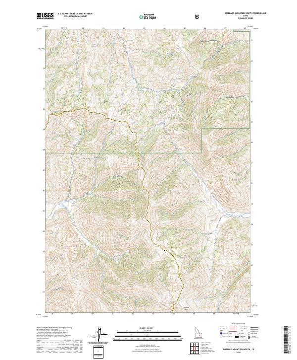 Blizzard Mountain North, ID — USGS 7.5-minute topo (2023)