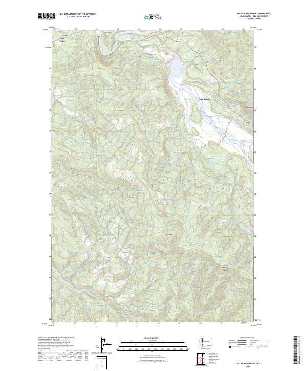 Toutle Mountain, WA — USGS 7.5-minute topo (2023)