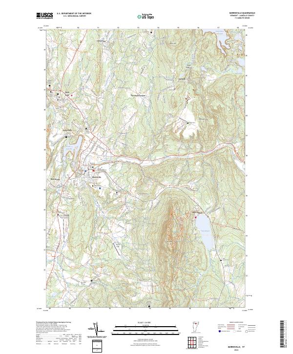 Morrisville, VT — USGS 7.5-minute topo (2024)