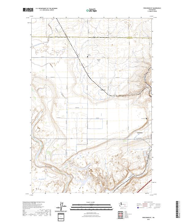 Frischknecht, WA — USGS 7.5-minute topo (2023)