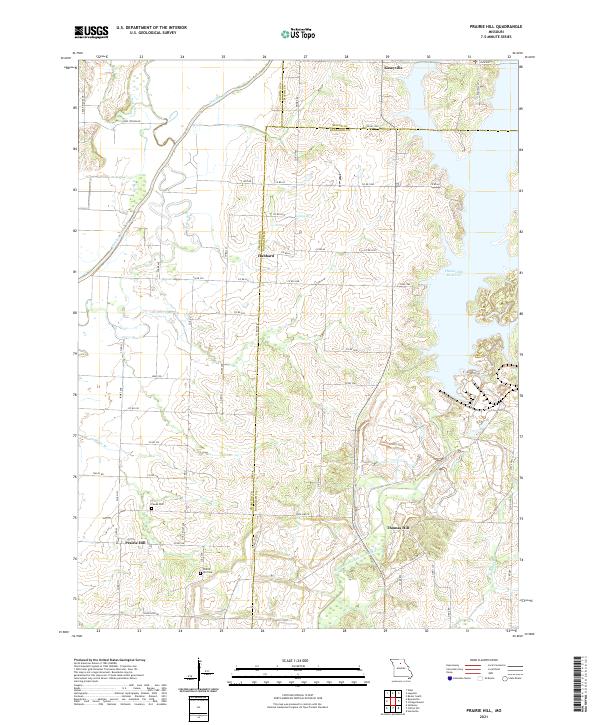 Prairie Hill, MO — USGS 7.5-minute topo (2021)