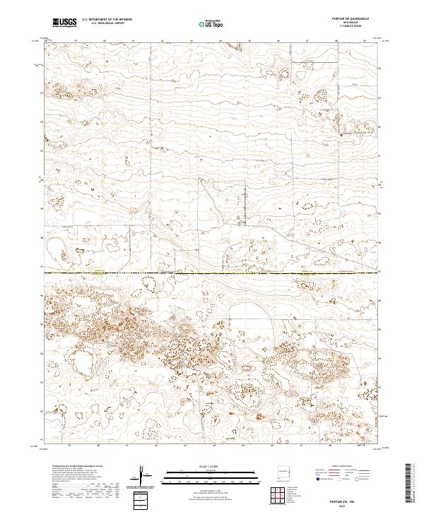 Portair SW, NM — USGS 7.5-minute topo (2023)