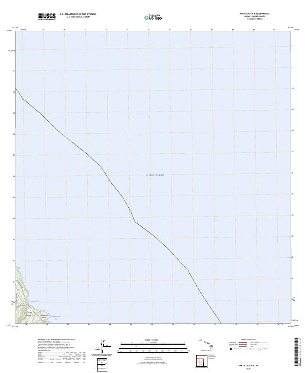 Papaikou OE N, HI — USGS 7.5-minute topo (2024)