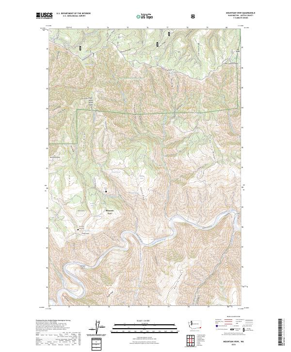 Mountain View, WA — USGS 7.5-minute topo (2023)
