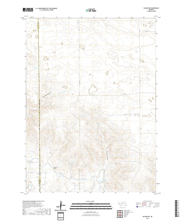 Bayard NE, NE — USGS 7.5-minute topo (2021)