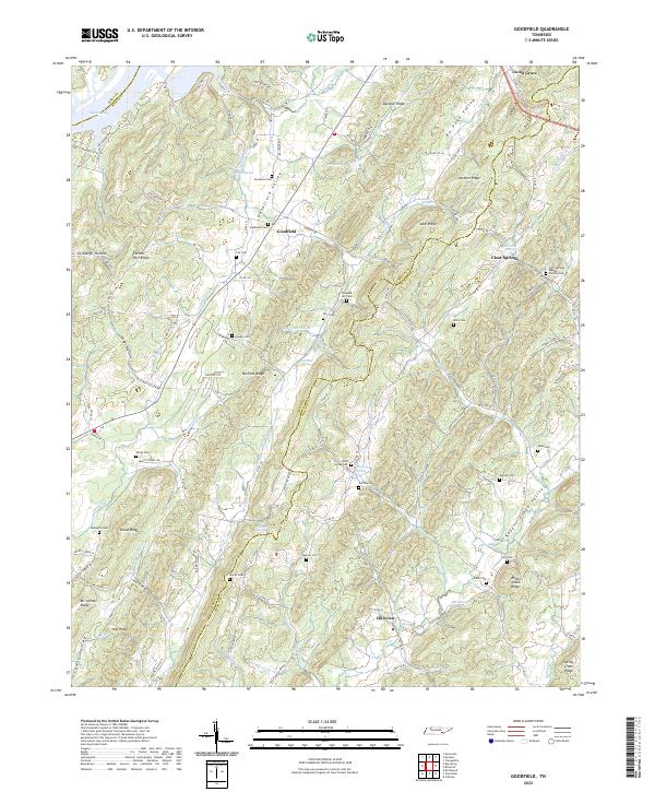 Goodfield, TN — USGS 7.5-minute topo (2022)
