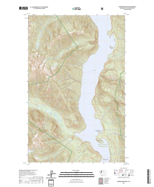 Pumpkin Mountain, WA — USGS 7.5-minute topo (2023)