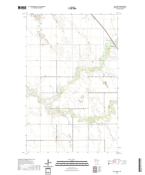 Hill Siding, MN — USGS 7.5-minute topo (2022)