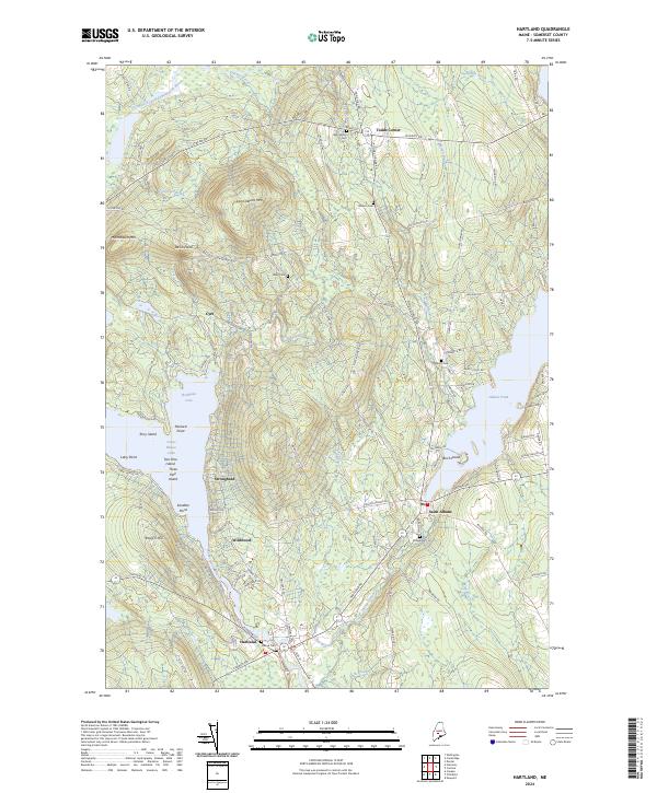 Hartland, ME — USGS 7.5-minute topo (2024)