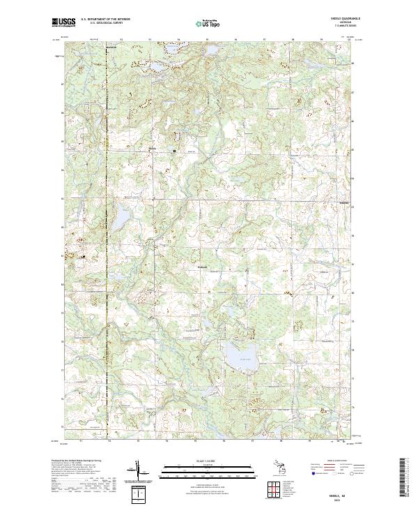 Skeels, MI — USGS 7.5-minute topo (2023)