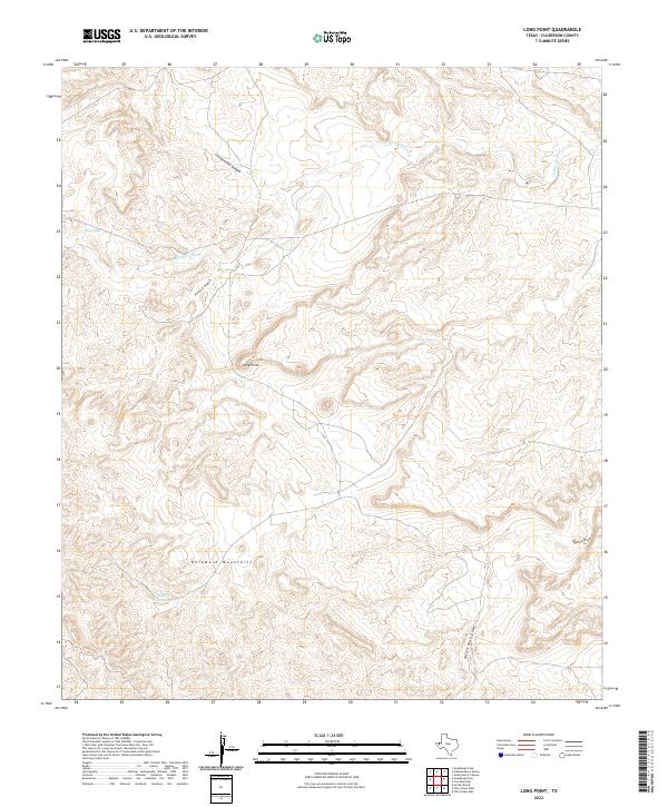 Long Point, TX — USGS 7.5-minute topo (2022)