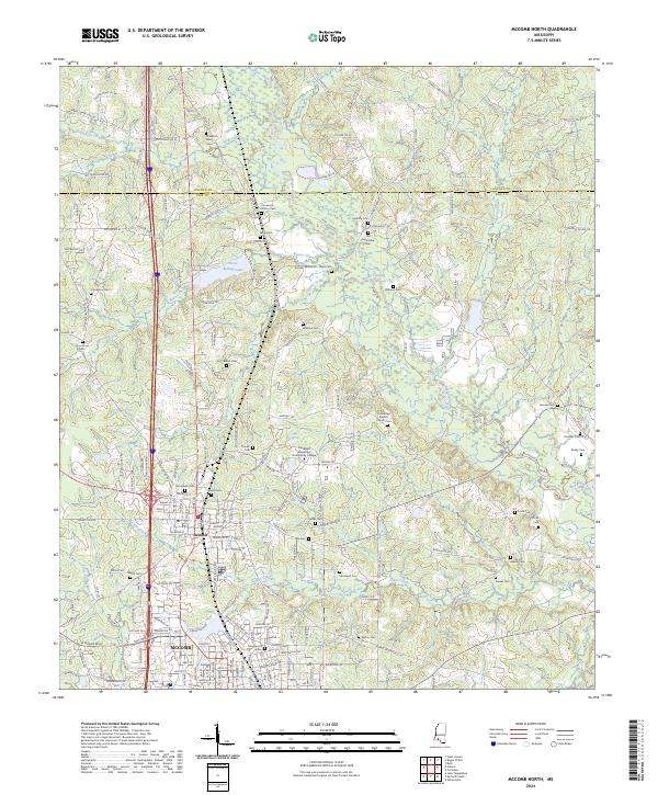 McComb North, MS — USGS 7.5-minute topo (2024)