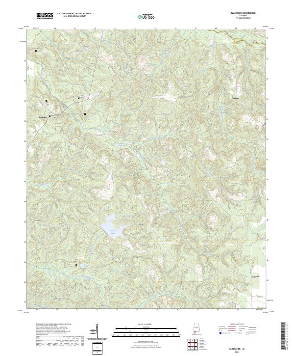 Blacksher, AL — USGS 7.5-minute topo (2024)