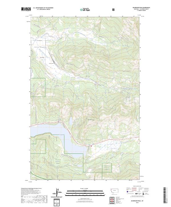 McGregor Peak, MT — USGS 7.5-minute topo (2024)