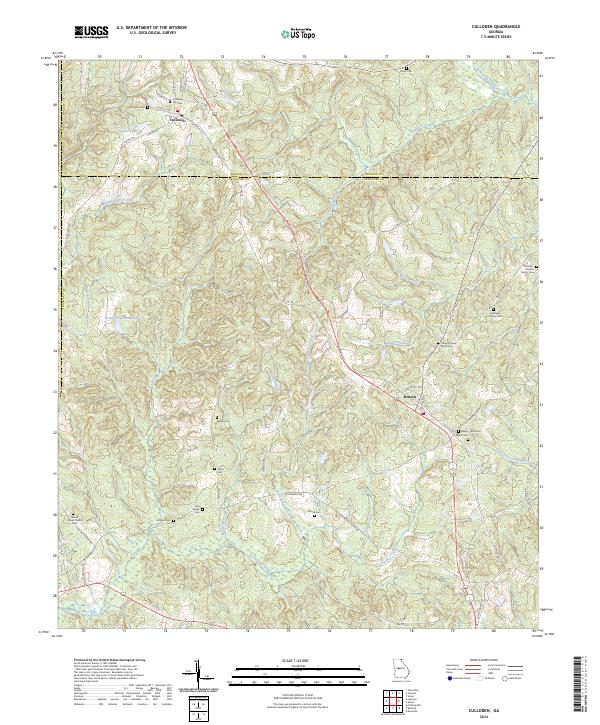 Culloden, GA — USGS 7.5-minute topo (2024)